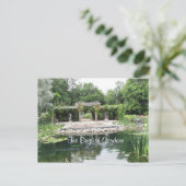 Carte postale du jardin anglais (Debout devant)