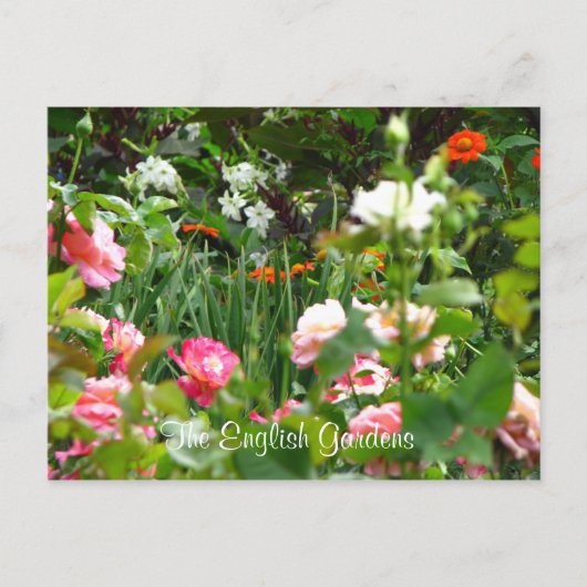 Carte postale du jardin anglais (Devant)