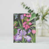 Carte postale du jardin d'Iris (Debout devant)