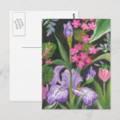 Carte postale du jardin d'Iris (Devant / Derrière)
