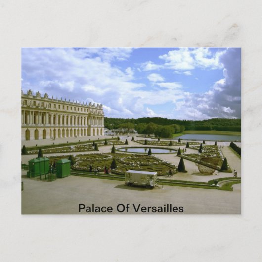 Carte postale du jardin du château de versailles (Devant)