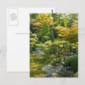 Carte postale du jardin japonais (Devant / Derrière)