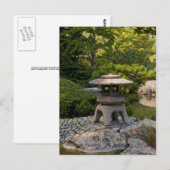 Carte postale du jardin japonais (Devant / Derrière)