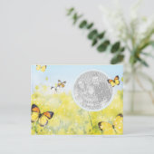Carte postale du jardin papillon (Debout devant)