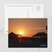Carte postale du jetée de Clearwater Beach (Devant / Derrière)