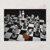 carte postale du jeu d'échecs (Devant)