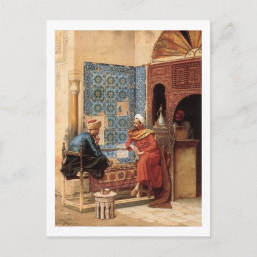Carte postale du jeu d'échecs (Devant)