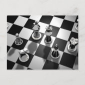 carte postale du jeu d'échecs (Devant)