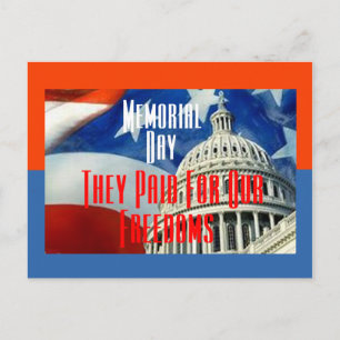 Carte postale du jour commémoratif