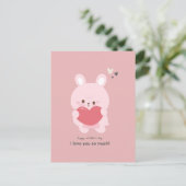 Carte postale du jour de la Saint Valentin (Debout devant)