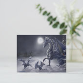 Carte postale du jour de neige (Debout devant)