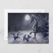 Carte postale du jour de neige (Devant / Derrière)