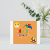 Carte postale du jour des fêtes d'avril (Debout devant)