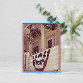 Carte postale du jour des vétérans du porche améri (Debout devant)