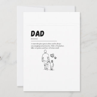 Carte postale du jour du Père