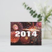 Carte postale du Joyeux Nouvel An 2014 (Debout devant)