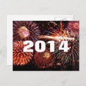 Carte postale du Joyeux Nouvel An 2014 (Devant / Derrière)