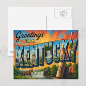 Carte postale du KENTUCKY (Devant / Derrière)