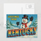 Carte postale du KENTUCKY (Devant / Derrière)