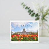 Carte postale du Kentucky avec la capitale de l'ét (Debout devant)