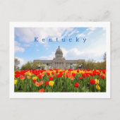 Carte postale du Kentucky avec la capitale de l'ét (Devant)