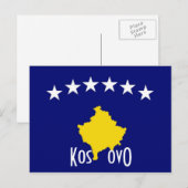 Carte postale du Kosovo (Devant / Derrière)
