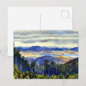 Carte postale du lac Biwa, Japon (Devant / Derrière)