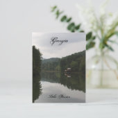 Carte postale du lac Burton (Debout devant)