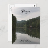 Carte postale du lac Burton (Devant / Derrière)