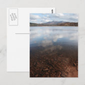 carte postale du lac carragh (Devant / Derrière)