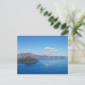 Carte postale du lac Crater (Debout devant)