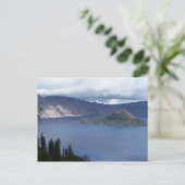 Carte postale du lac Crater (Debout devant)