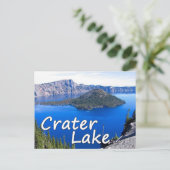 Carte postale du lac Crater (Debout devant)