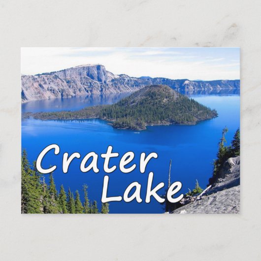 Carte postale du lac Crater (Devant)