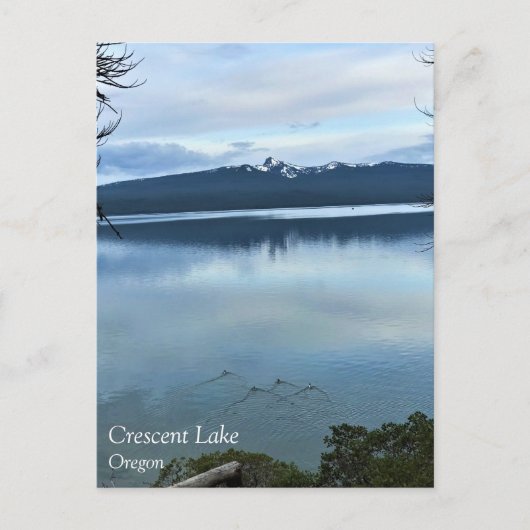 Carte postale du lac Crescent, Oregon (Devant)