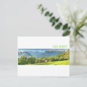 Carte postale du lac d'Annecy (Debout devant)