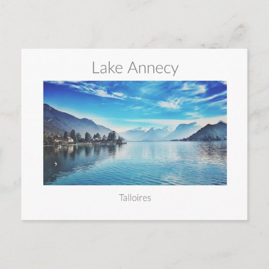 Carte postale du Lac d'Annecy - Baie de Talloires (Devant)
