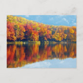 Carte postale du lac d'automne (Devant)