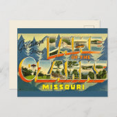 Carte postale du lac des Ozarks  (Devant / Derrière)