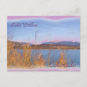 Carte postale du lac Dillon