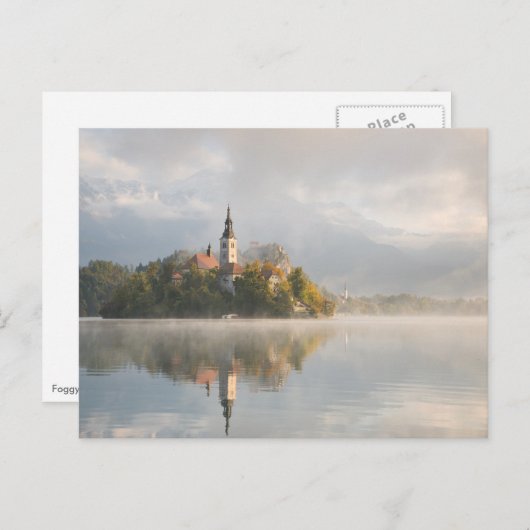 Carte postale du lac Foggy Bled (Devant / Derrière)