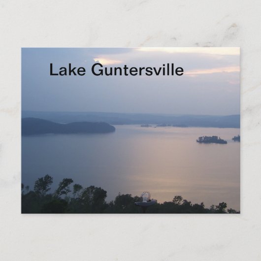 Carte postale du lac Guntersville (Devant)