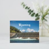Carte postale du lac Jackson et du barrage Wyoming (Debout devant)