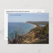 Carte postale du lac Michigan (Devant / Derrière)