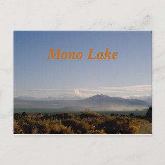 Carte postale du lac Mono