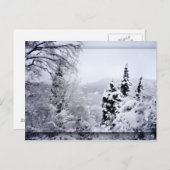 Carte postale du lac Nojiri (Devant / Derrière)