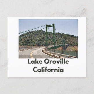 Carte postale du lac Oroville