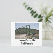 Carte postale du lac Oroville (Debout devant)