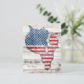 Carte postale du lac Sebago (Debout devant)