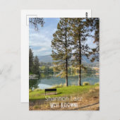 Carte postale du lac Shannon à West Kelowna, Canad (Devant / Derrière)